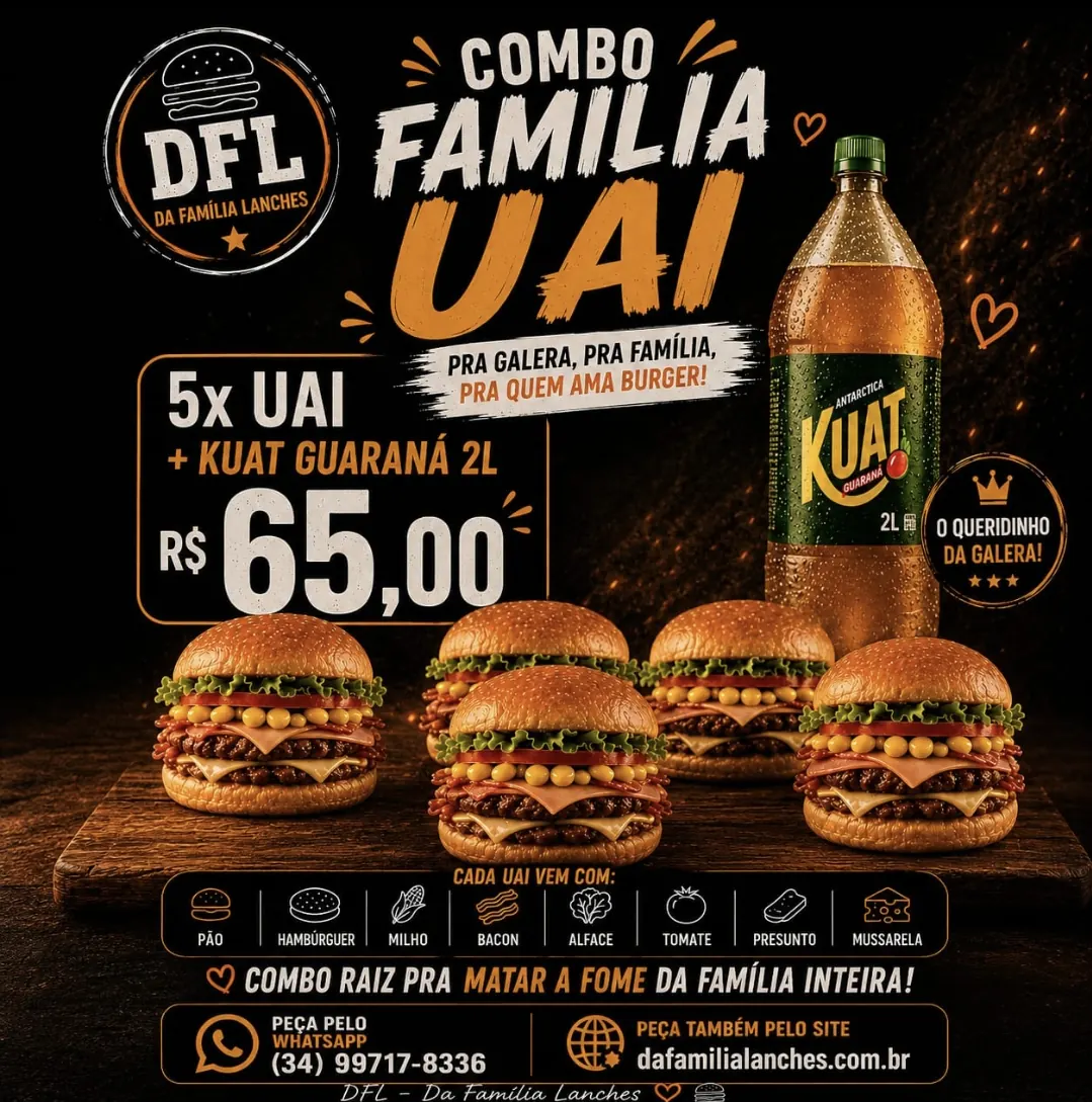 5 Uai + 1 Kuat 2L (Brinde)
