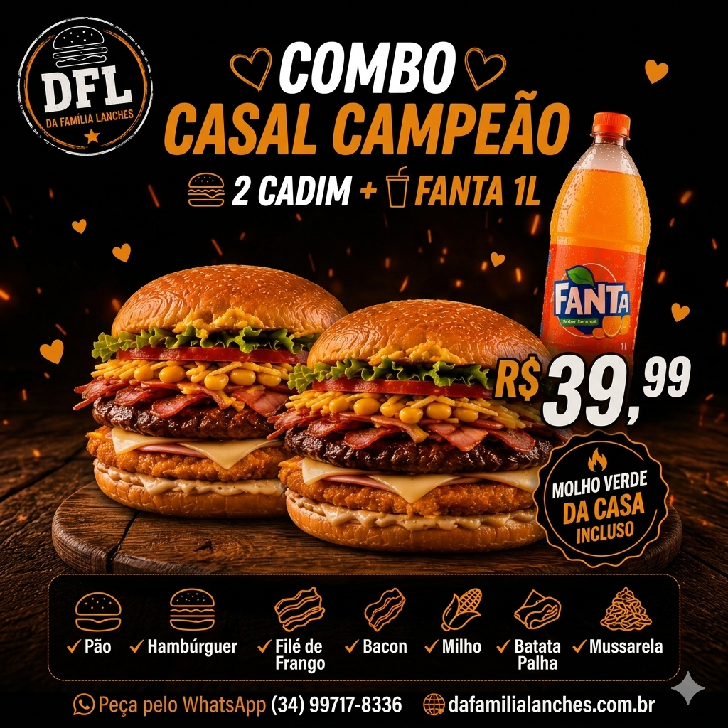 Combo Casal Campeão