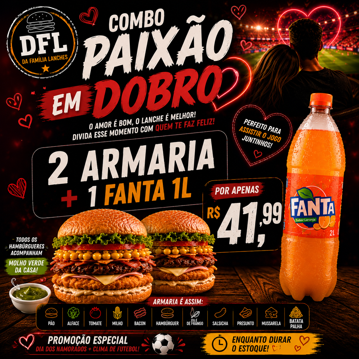 Combo Paixão em Dobro